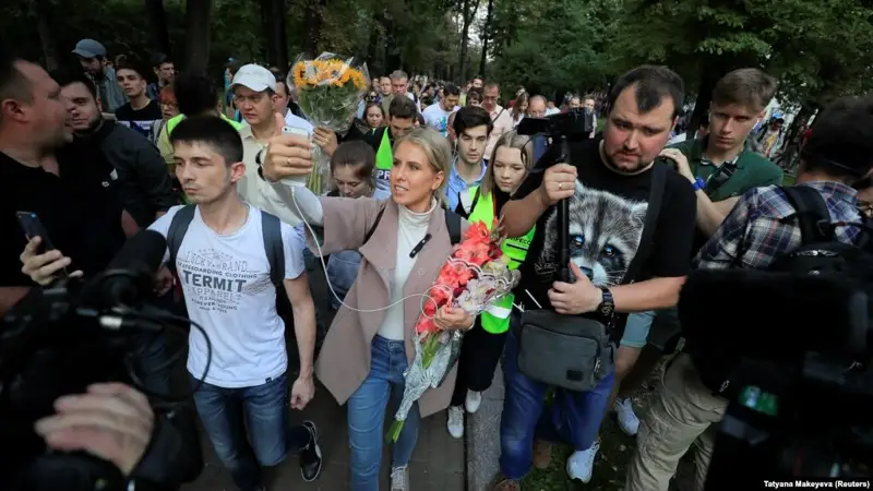 Мәскеуде наразылар саяси тұтқындарды босатып, сайлаудың әділ өтуін талап етті