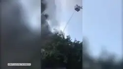 Алматыда қойма өртеніп жатыр