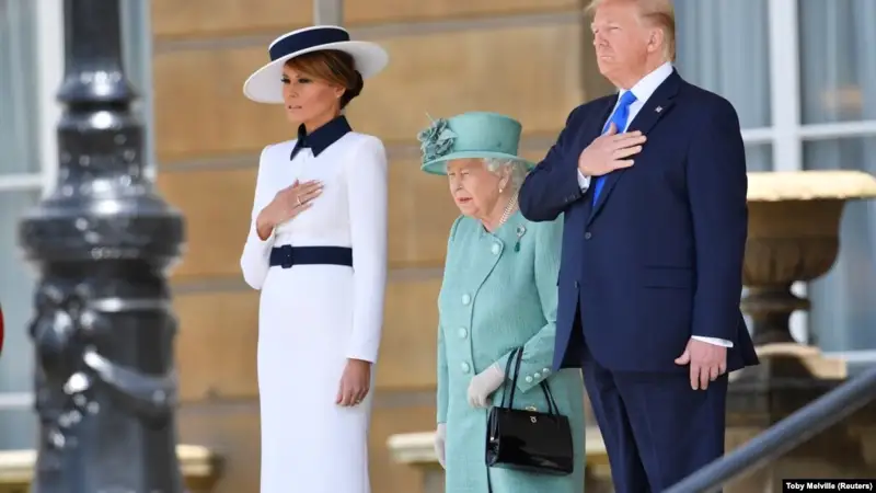 АҚШ президенті Трамп Елизавета патшайыммен кездесті