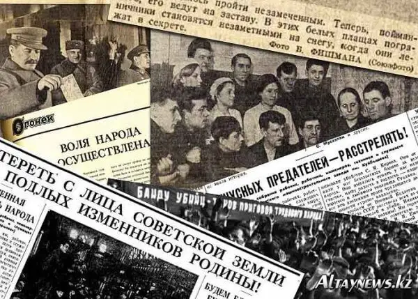 Репрессияның саяси ақтаңдақтары