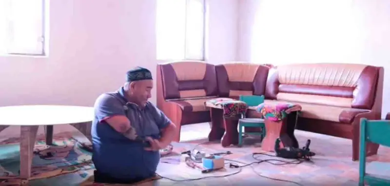 Жарты мүшелі жан  жұртқа жігер беріп отыр (видео)