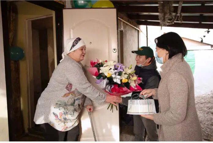 HALYK BANK ХАЛЫҚҚА ГАЗ ОРНАТТЫ