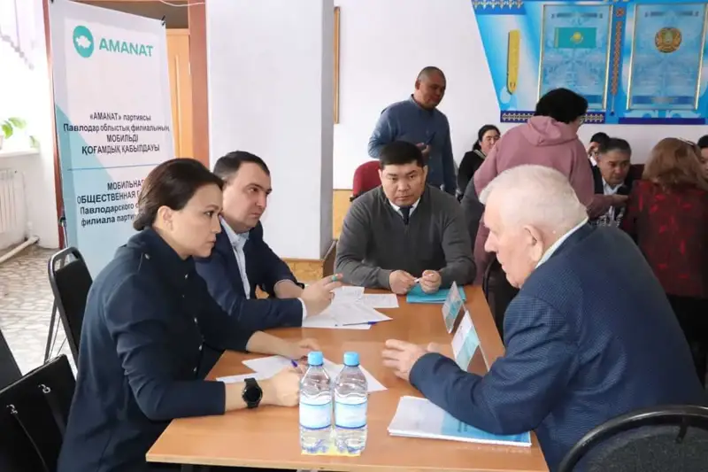 «AMANAT» партиясы мобильді қоғамдық қабылдаулары Қызылорда мен Павлодар облыстарына барды