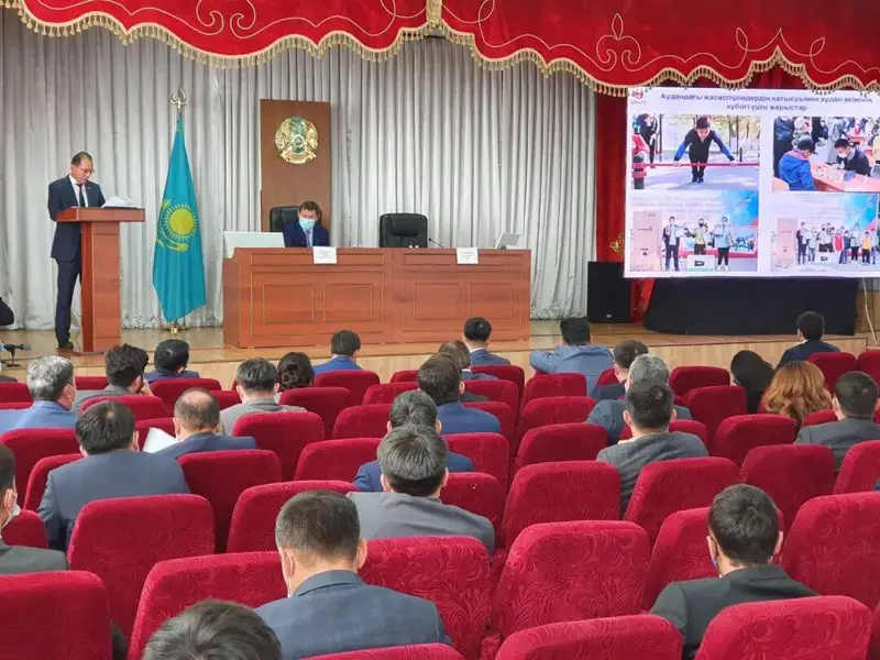 Еңбекшінің әкімі есеп берді