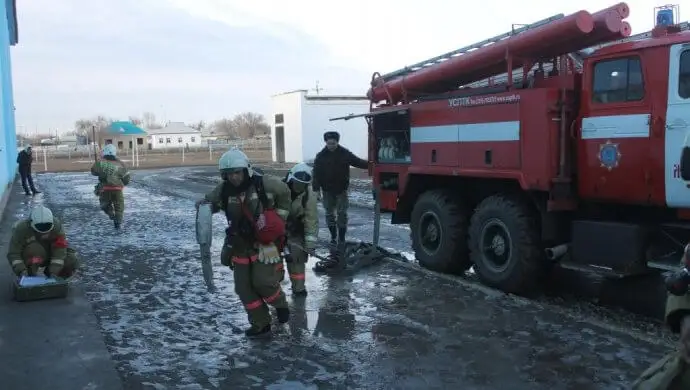 Газдан уланып қалды (видео)
