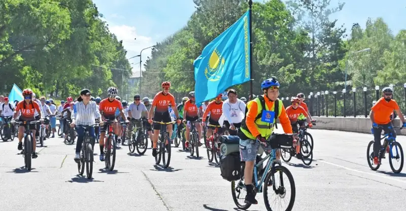 #Qazaqstan30: Ел Тәуелсіздігінің 30 жылдығы аясында Алматы облысында велошеру өтті