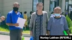 Алматы облысында ықтиярхат ала алмай жүрген шетелдік қазақтар наразылық білдірді