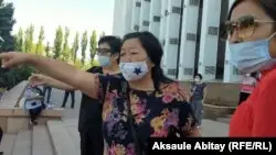 Таразда көп балалы әйелдер әкімдікке барып, талаптарын айтты