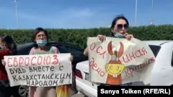 Нұр-Сұлтанда адам құқығын қорғауды талап етіп, акцияға шыққан белсендіге айыппұл салынды
