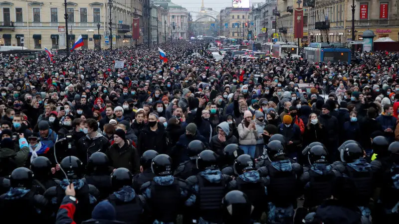 Ресейде  митингіден кейін қылмыстық іс қозғалды