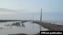 Мақтарал ауданында Фирдоуси ауылын су алғаны хабарланды