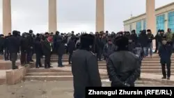 Ақтөбедегі салымшылар наразылығы. 15 наурыз 2020 жыл.