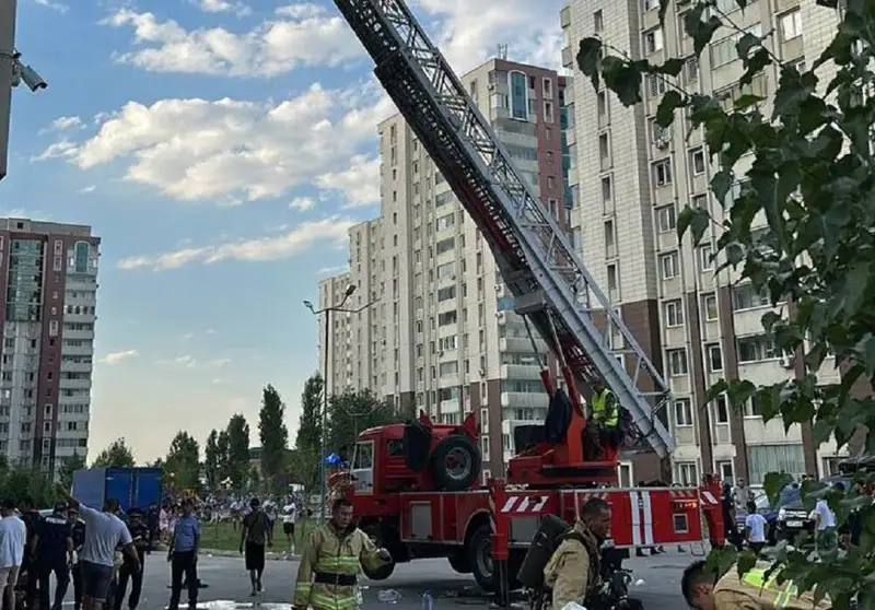 Алматыда өрт кезінде қаза тапқан отбасына барлық қажетті көмек көрсетіледі