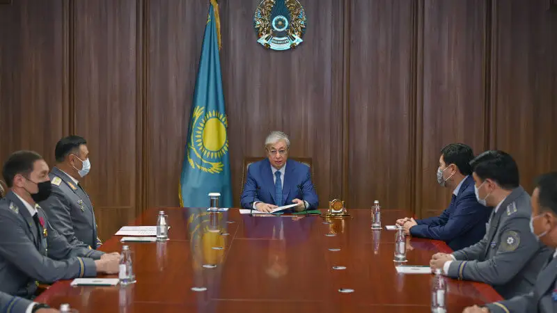 Тоқаев Мемлекеттік күзет қызметінің бастығын таныстырды