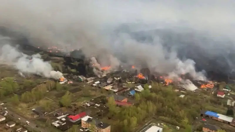 Риддердегі өрт: полиция тергеу бастады