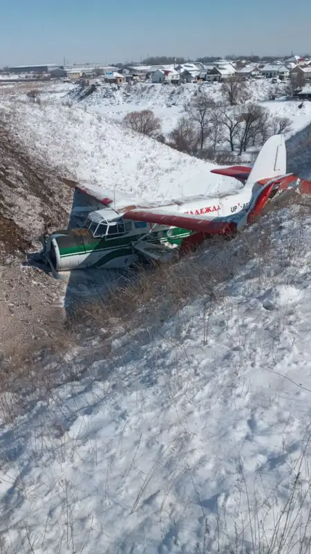 Алматы облысында  АН-2 ұшағы шұғыл қонуға мәжбүр болды