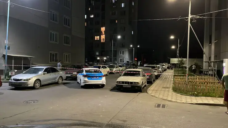 Алматыда қару асынған ер адам жұрттың үрейін ұшырды (видео)