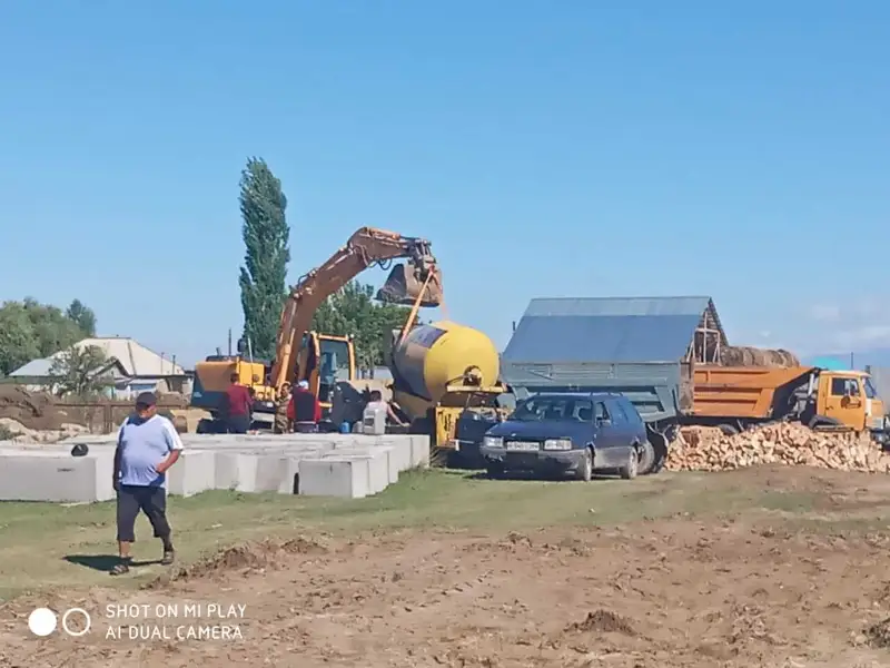 Үржардағы құрылыс қарқынды