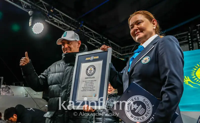 «Шымбұлақ» тау шаңғы курорты Гиннестің рекордтар кітабына енді