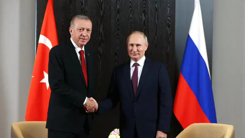 Бүгін Астанада Ердоған мен Путин кездеседі