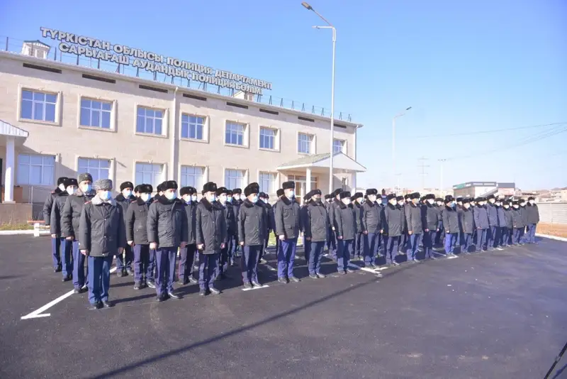Сарыағаштың полициясы жаңа ғимаратқа көшті