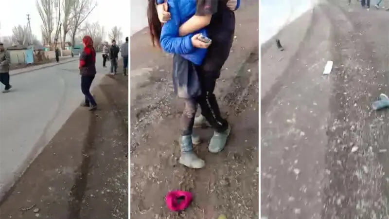 Мас жүргізуші төрт қызды қағып кетті