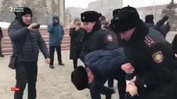 Ақтөбе: &amp;quot;Шеру&amp;quot; өтетін жерде полиция наразыларды ұстады