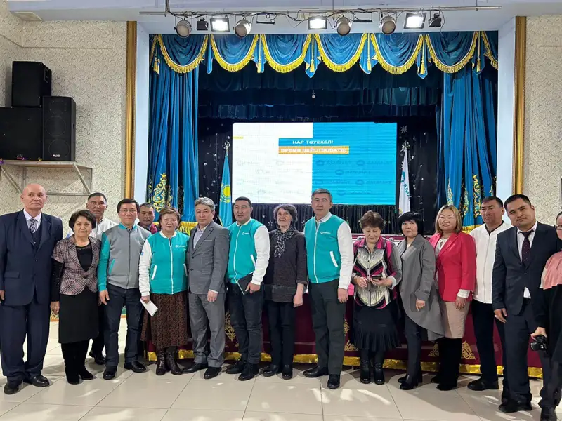 ҚР Мәжіліс депутаттығына кандидат Нұртай Сабильянов қалбатаулықтарды тыңдады