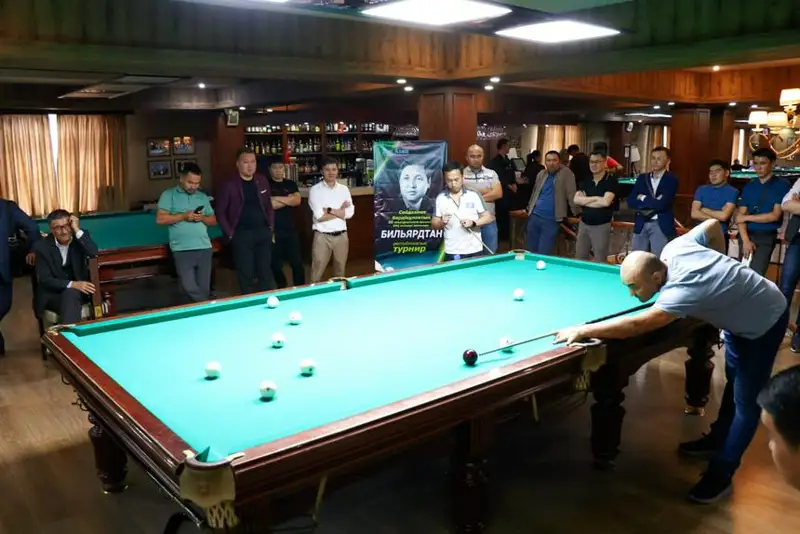Сейдахмет Бердіқұловтың 90 жылдығына арналған бильярд турнирінің жеңімпаздары анықталды