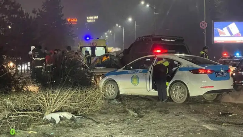 Алматыда ірі жол апатынан үш адам қаза тапты