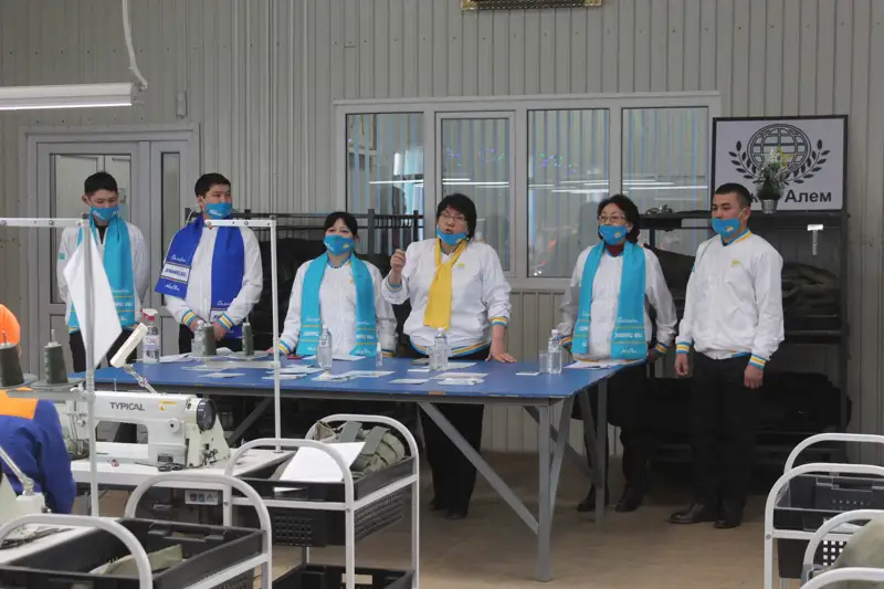 Үміткерлер «Өркен Әлем» ЖШС жұмысшыларымен кездесті