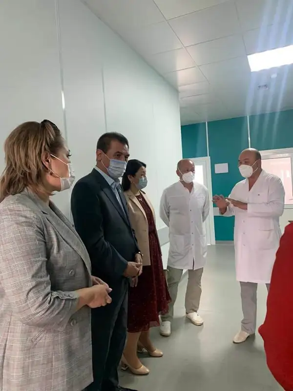 Сенаторлар Шымкенттің ауруханаларында болды