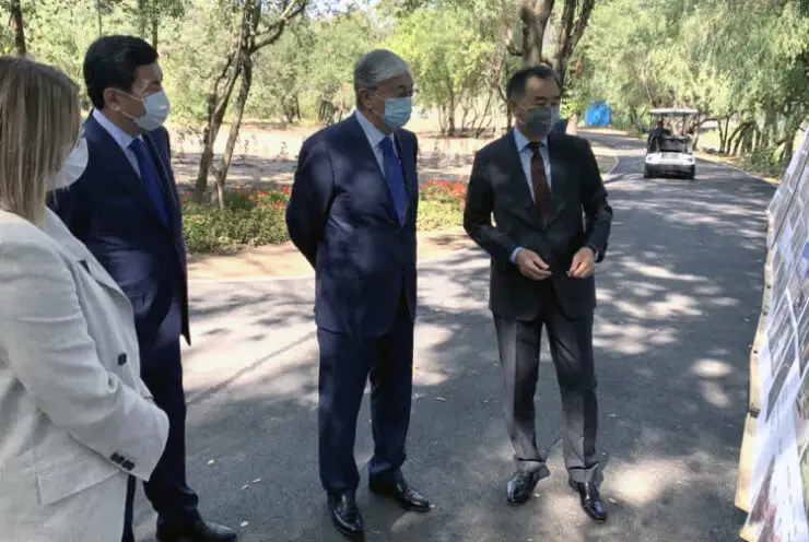 Сағынтаев Тоқаевқа Жаңа Алматы бағдарламасын көрсетті