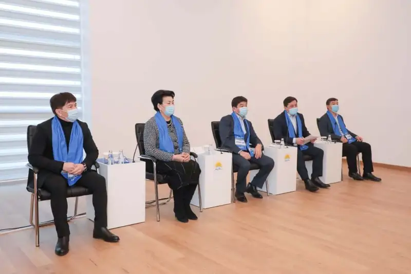 Nur Otan партиясының мүшелері Түркістан қаласында болды