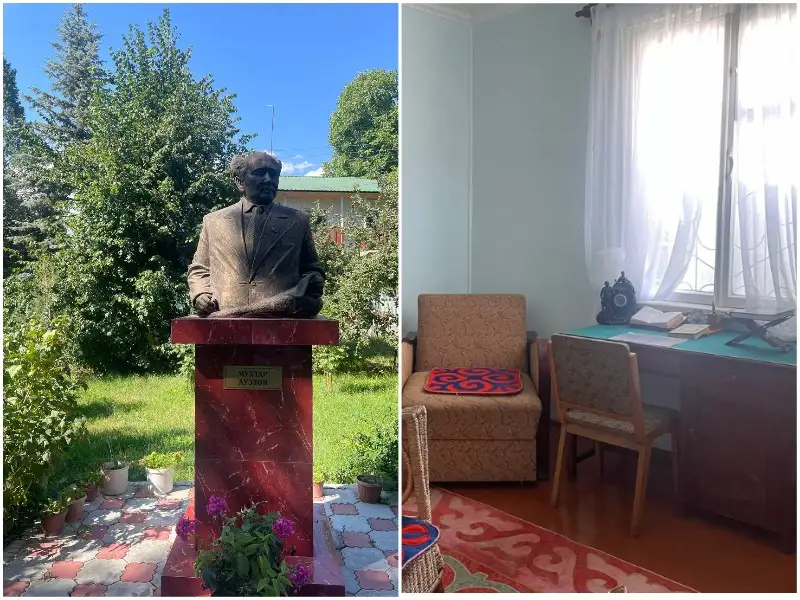 Қазақтар қарамай қойған Әуезовтың үйін қырғыздар жөндеді