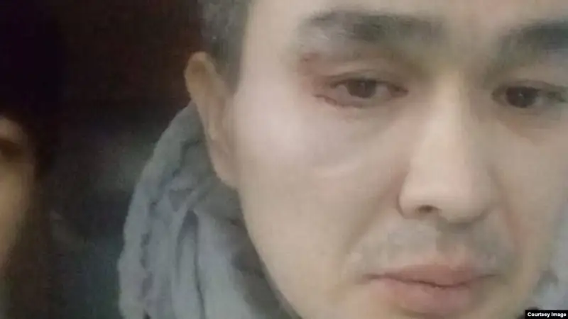 Құқық қорғаушы Айдар Сыздықов. Сурет #NotExtremists телеграм-арнасында жарияланды.