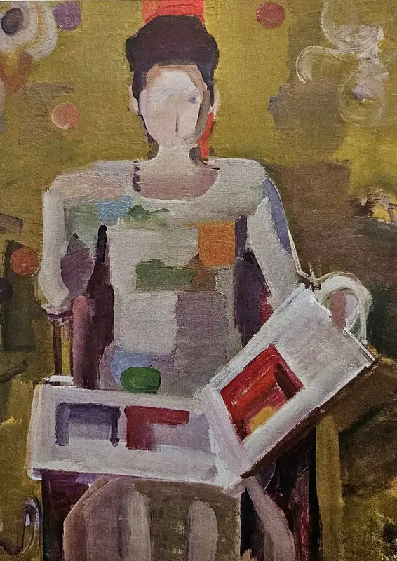 Кітап ұстаған қыз