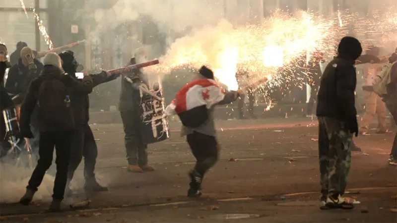 Грузиядағы наразылық