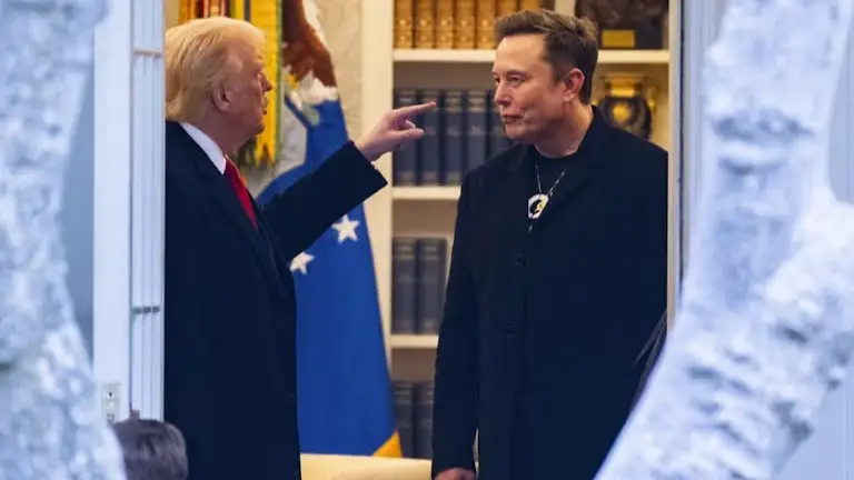 Трамп пен Маск