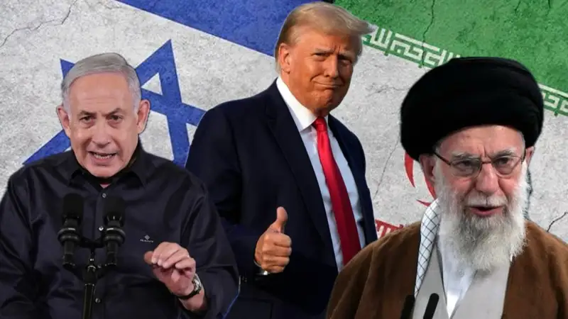 Нетаньяху, Трамп, Хаменей