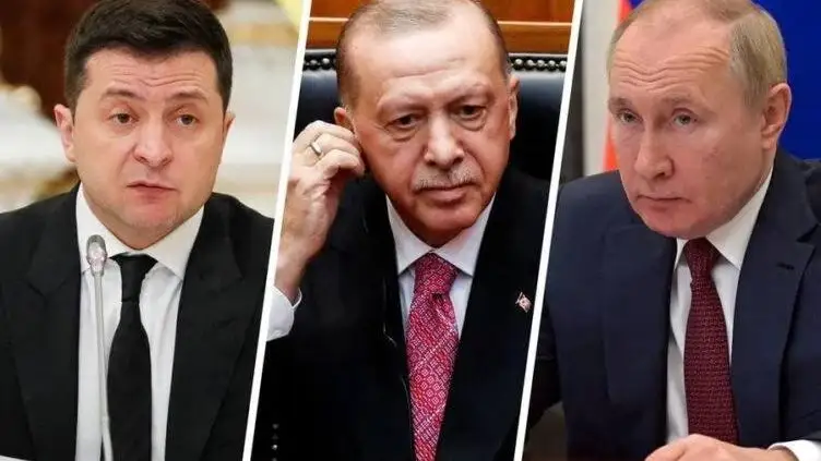 Зеленский, Ердоған, Путин