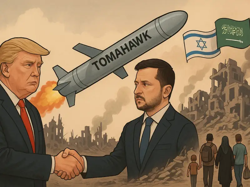 Трамп пен Зеденский, Томагавк, Газа