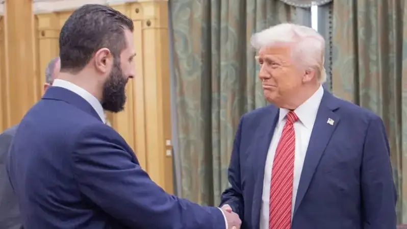Ахмед аш-Шараа мен Трамп