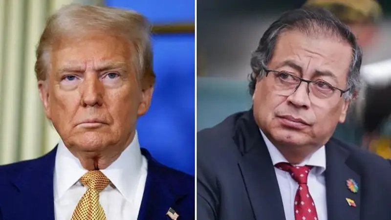 Дональд Трамп и Густаво Петро