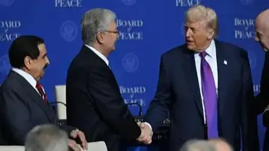 Тоқаев пен Трамп 