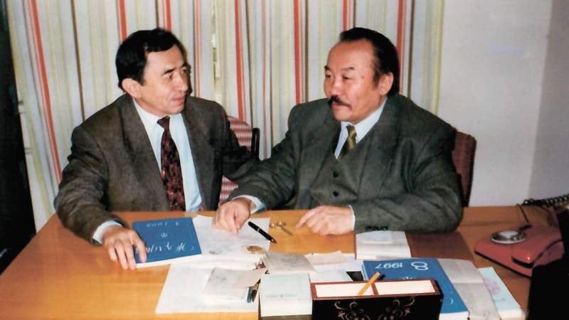 Ахат Жақсыбаев пен Мағауин Ахат Жақсыбаев пен Мағауин