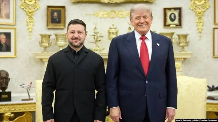 Зеленский мен Трамп